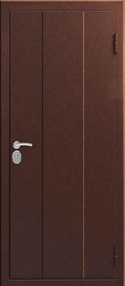 Стальная дверь, Эталон Термо-5М 1 замок, медь-медь, 960*1900 (Пр), терморазрыв, в комплекте с замком, Эталон
