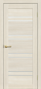 Межкомнатная дверь L11, 800*2000, Бьянко , FLYDOORS, (стекло матовое)