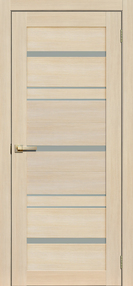 Межкомнатная дверь L13, 700*2000, Ясень, FLYDOORS, (стекло матовое)