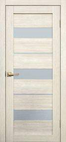 Межкомнатная дверь L20, 800*2000, Бьянко, FLYDOORS, (стекло матовое)