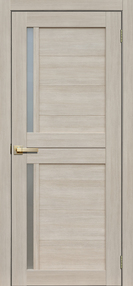 Межкомнатная дверь L22, 800*2000, Ясень, FLYDOORS, (стекло матовое)