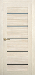 Межкомнатная дверь L26, 800*2000, Бьянко, FLYDOORS, (стекло матовое)