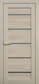 Межкомнатная дверь L26, 800*2000, Ясень, FLYDOORS, (стекло матовое)