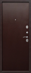 Стальная дверь, Гарда 7,5, медь-медь, 960*2050 (Пр), NEW, в комплекте с замком, Ferroni