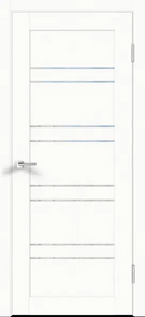 Межкомнатная дверь LINEA 8, 700*2000, Дуб снежный, Vell Doris, (Зеркало)