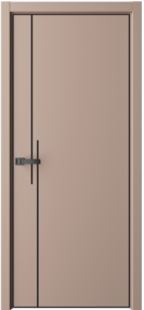 Межкомнатная дверь Контур-3, 900*2000, Монте, Albero (глухая), черная композитная кромка