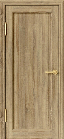 Межкомнатная дверь Криста 1, 600*2000, Дуб европейский, ДВЕРНЫЕ РЕШЕНИЯ (глухая)