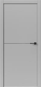 Межкомнатная дверь Лайн Горизонталь 1, 700*2000, Лофт светлый, ДВЕРНЫЕ РЕШЕНИЯ (глухая)