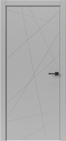 Межкомнатная дверь Геометрия, 700*2000, Лофт светлый, ДВЕРНЫЕ РЕШЕНИЯ (глухая), серая ABS кромка