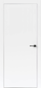 Межкомнатная дверь Прима, 600*2000, Белый, ДВЕРНЫЕ РЕШЕНИЯ (глухая), белая ABS кромка