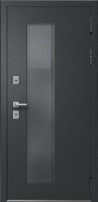 Входная дверь Эталон Термо-СП20, антрацит муар блеск-ясень графит, 860*2050 (Пр), стеклопакет, в комплекте с замко Входная дверь Эталон Термо-СП20, антрацит муар блеск-ясень графит, 860*2050 (Пр), стеклопакет, в комплекте с замко